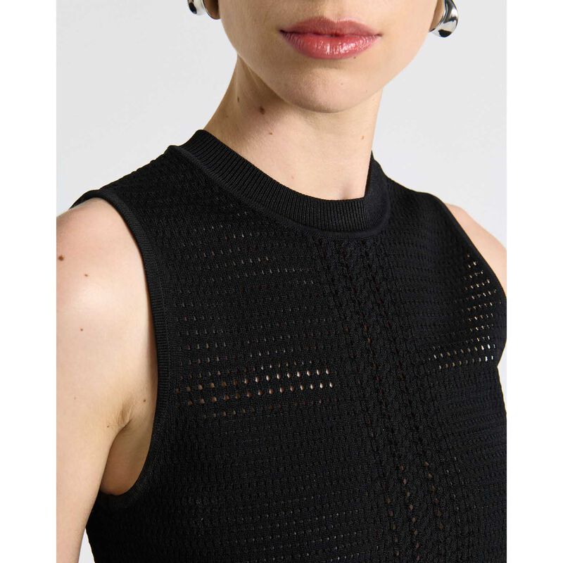 Cue Perforated Knit Tank Top image number 6